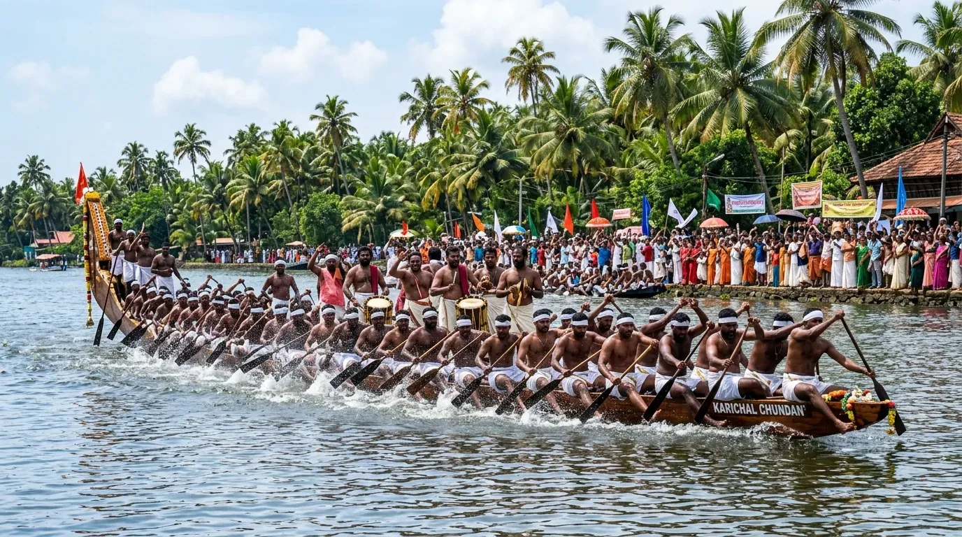 Kochi Backwater Snake Boat Race Vallam Kali Regatta